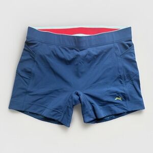 Tracksmith Women's Running Shorts Navy Blue Compression Athletic Size Small